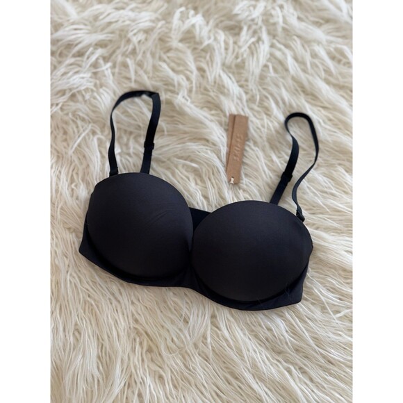 Skims Ultimate Push Up Strapless Bra Onyx Size 30D - Picture 3 of 6